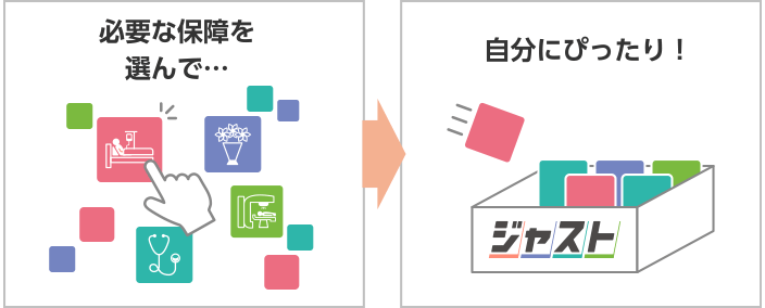 ジャスト商品説明 組み合わせ保障 商品ラインアップ 第一生命保険株式会社