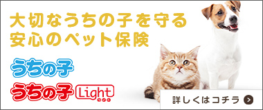 大切なうちの子を守る安心のペット保険 うちの子 うちの子Light