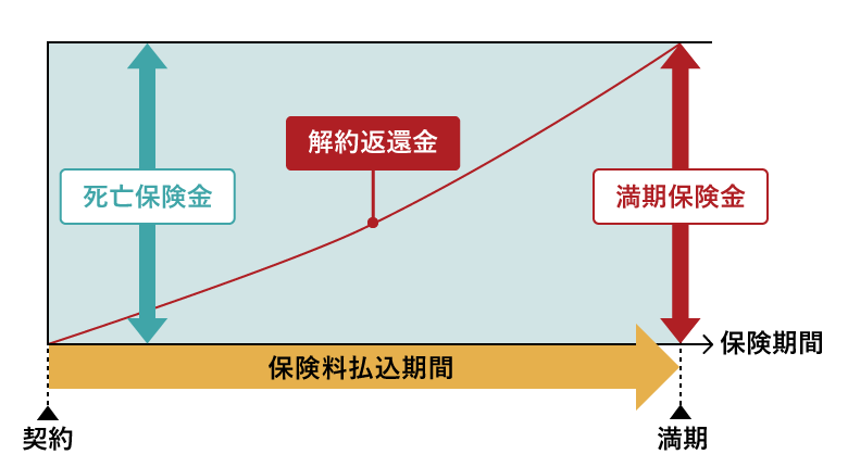 養老保険のイメージ