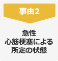 事由2 急性心筋梗塞による所定の状態