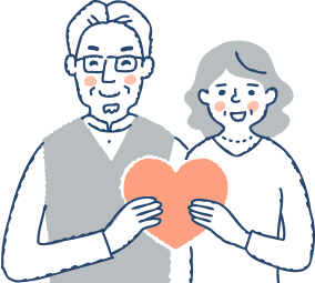 夫婦のイラスト