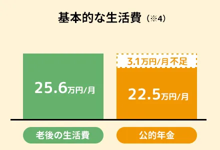 基本的な生活費（※4）